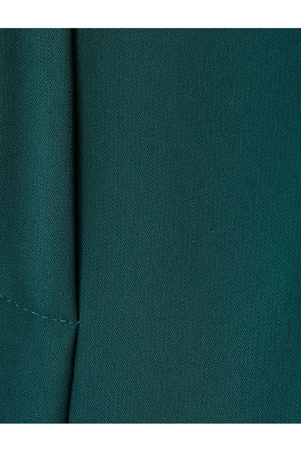 Geniş Paça Baggy Pantolon Krep Kumaş Cep Detaylı - 6