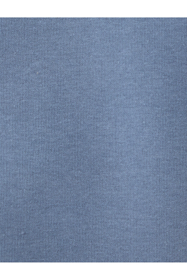 Şardonlu Pamuklu Basic Kapşonlu Sweatshirt - 6