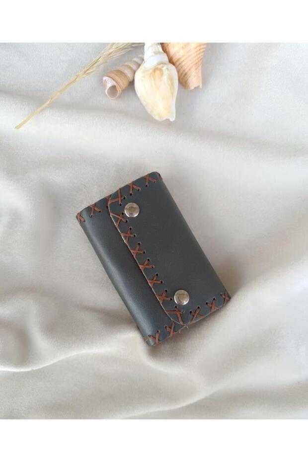 Wallet Genuine Leather Coin Purse Handmade Bag Inside 2 Compartments
