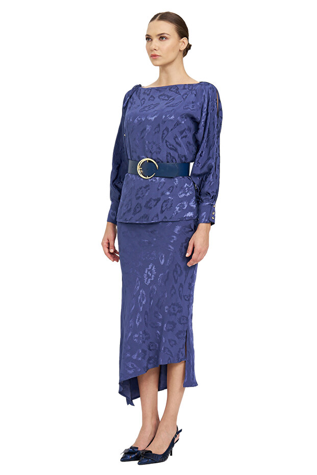 Omuz ve Kol Dekolteli Bluz - 2