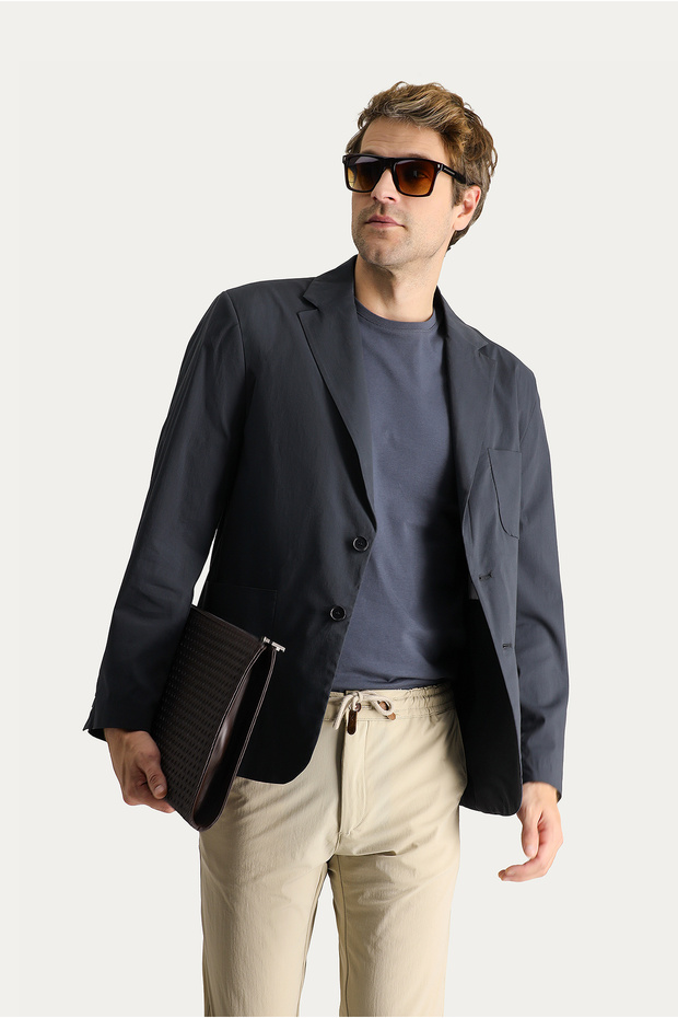 Slim Fit Slim Fit Cotton Sports Jacket