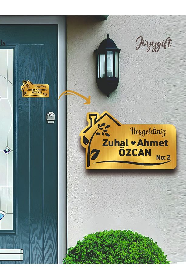 Plexi Kapı Isimliği, Gold & Gümüş Kapı Numarası, Posta Kutusu Isimliği - 2