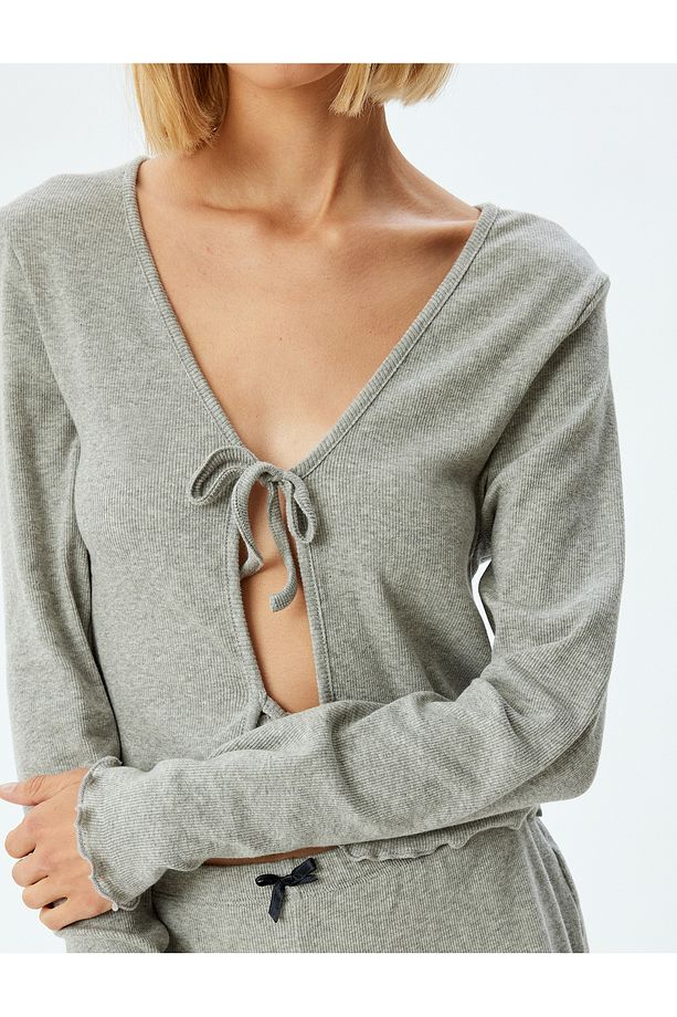 Pamuklu Şort Pijama Altı Mini Boy Örme Bol Kalıp - 5
