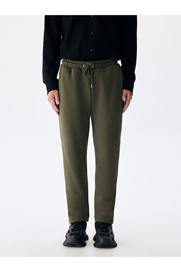 Düz Jogger Yeşil Eşofman - 2