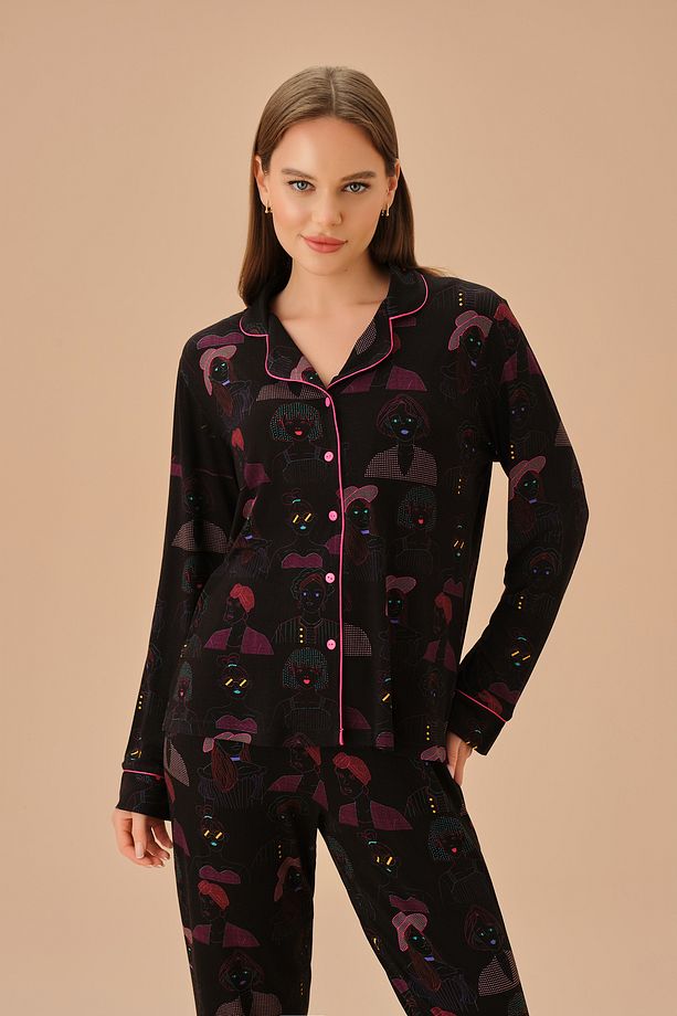 Neon Line Maskülen Pijama Takımı - 3