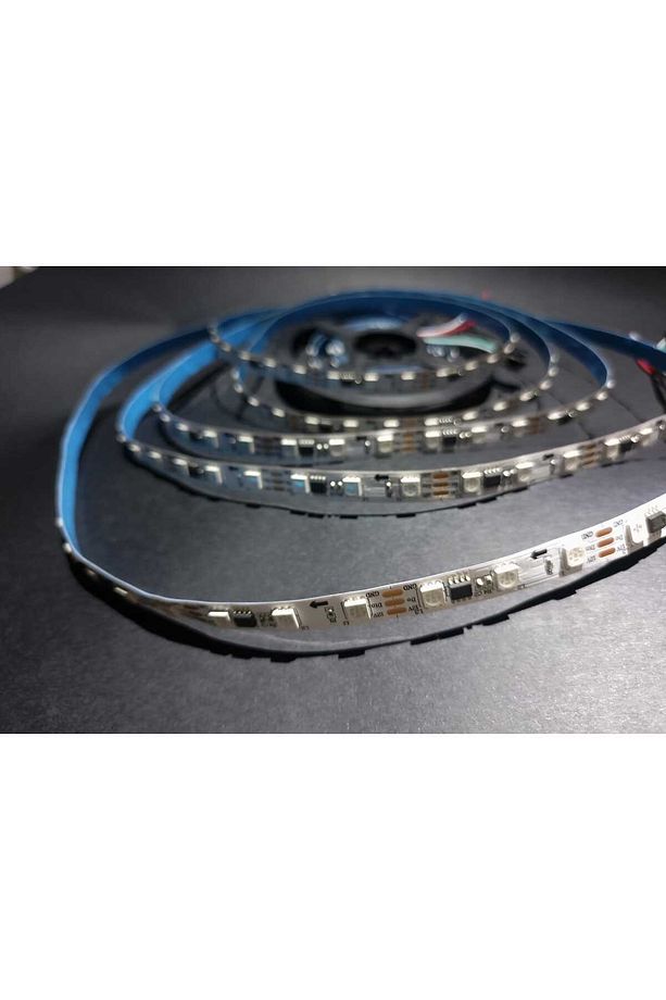 Ws2812b Şerit Led, Ayrı Ayrı Adreslenebilir Argb Şerit Led 12v (1 METRE) - 3