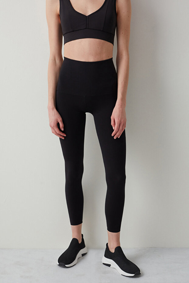Black Bonding Pop Up Tights (Butt Lifter)