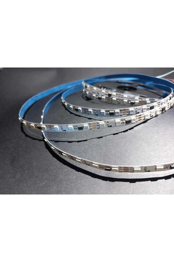 Ws2812b Şerit Led, Ayrı Ayrı Adreslenebilir Argb Şerit Led 12v (1 METRE) - 4
