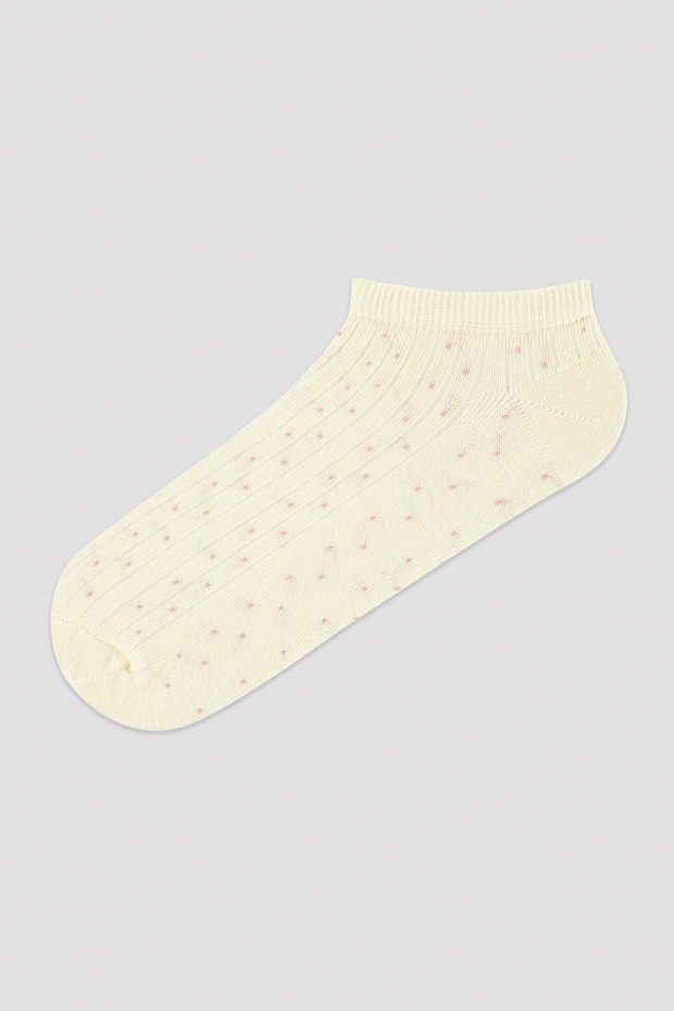 جوارب منقوشة بخطوط متعددة الألوان مكونة من 3 قطع - 4