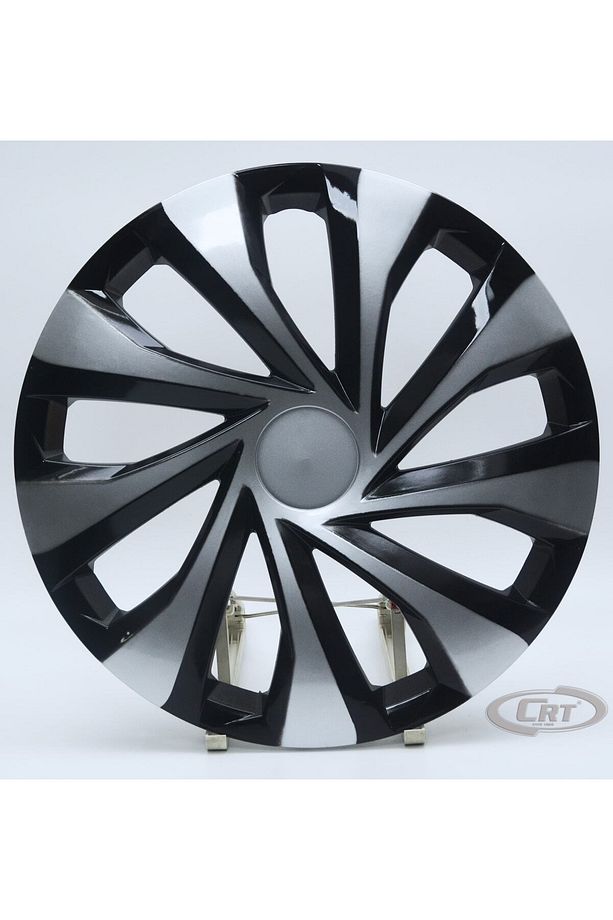 Jant Kapağı Siyah-gri Kırılmaz 13" Universal Model (amblem Hediyeli) (1 Adet) - 1