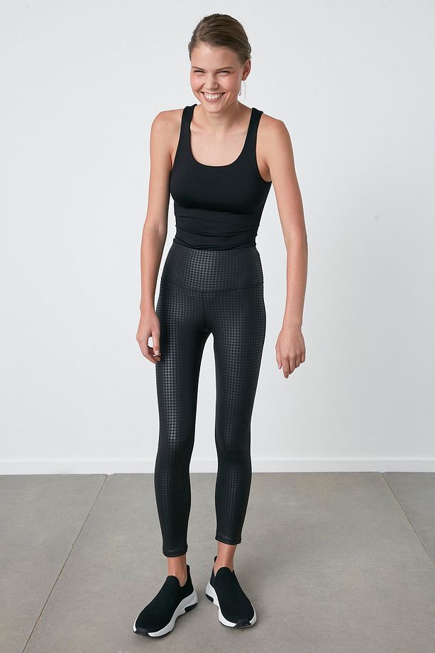 Siyah Push Up Pie De Pull Tayt - 2