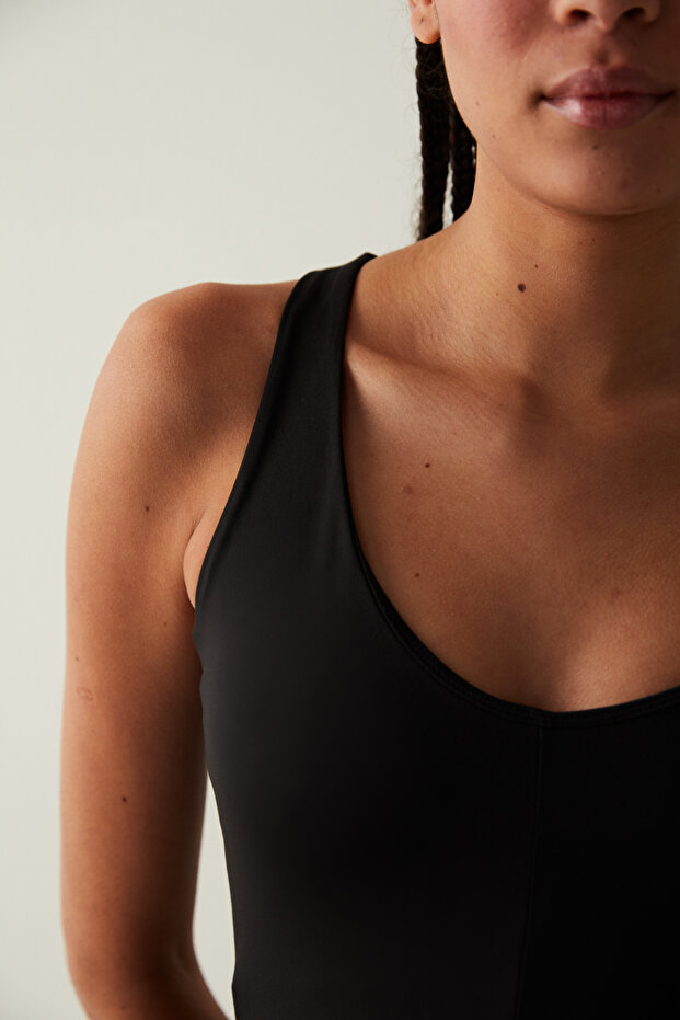 Siyah Bodysuit - 5