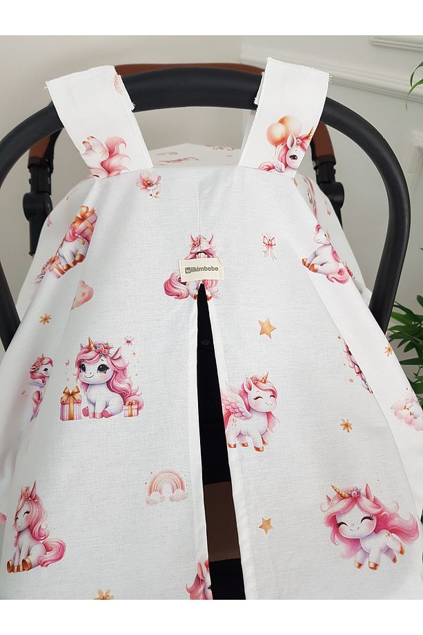 Unicorn Ponponlu Puset Örtüsü - 1