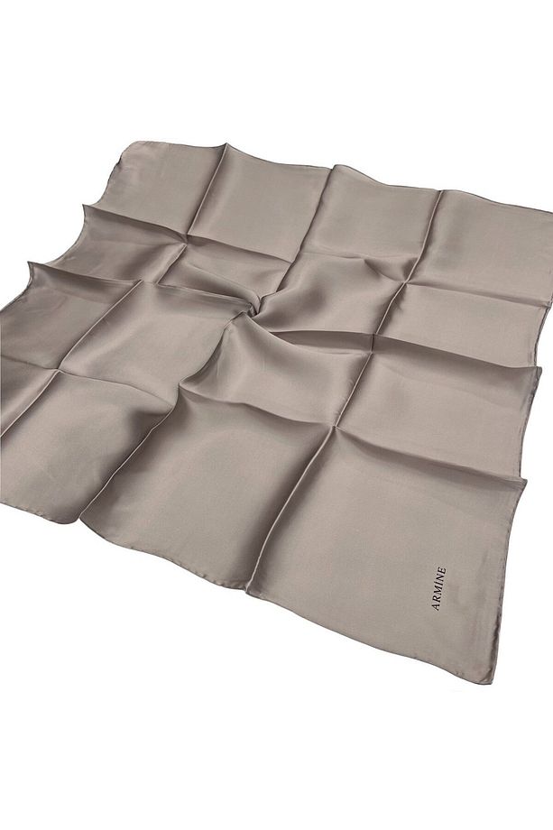 Düz Ipek Eşarp - 1091 Soft Vizon Sura - 1