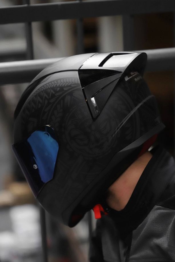 Rapıd 2 Race Takaroa Mat Siyah Kask - 5