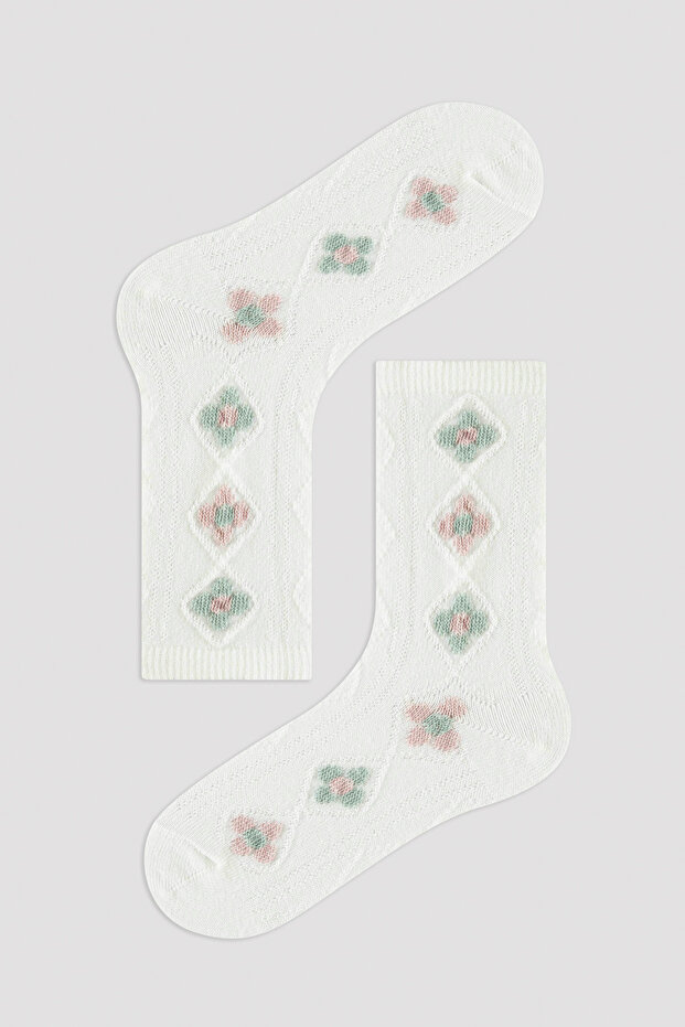 Marşmelov Girls Spring 2-Pece Socket Socket - 3