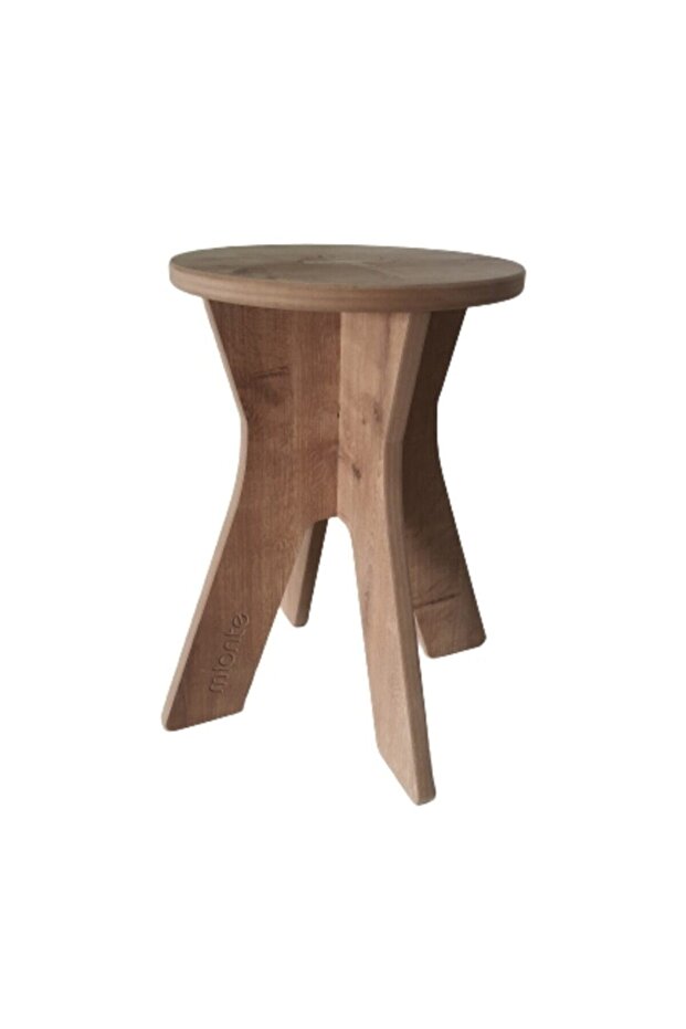 Meşe Ahşap Kolay Kurulum Tabure - 2