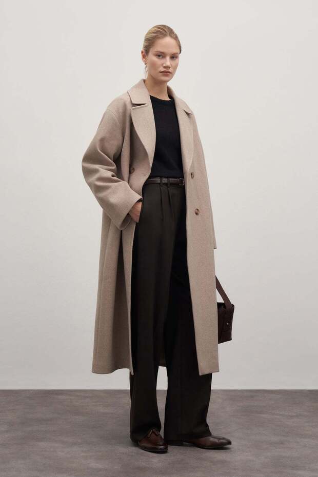 Black Basic Wool Knitwear Sweater - 7