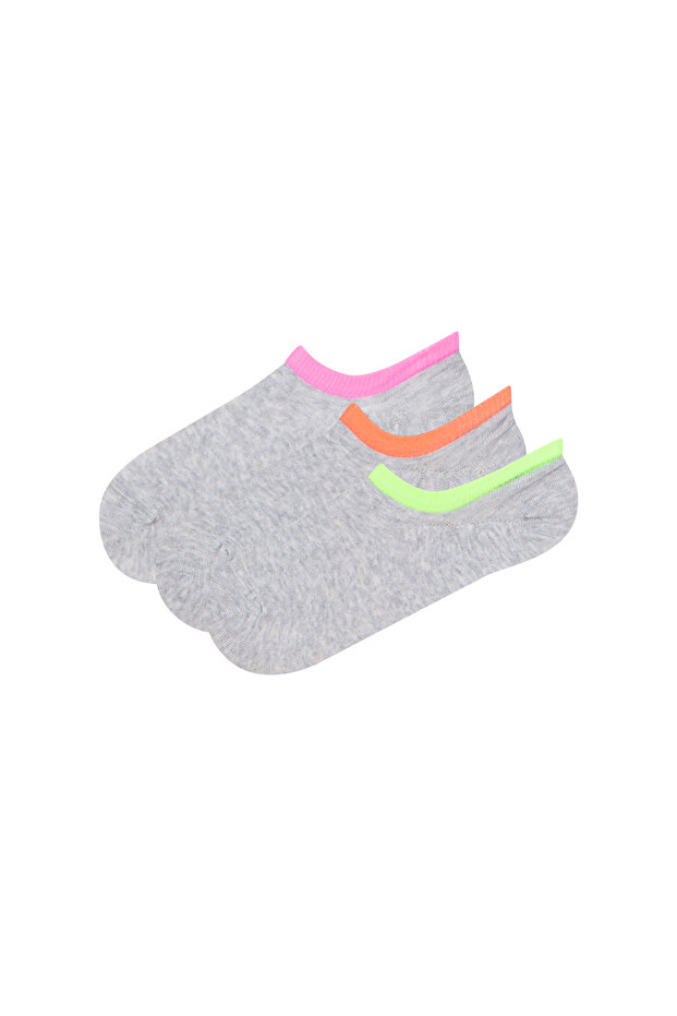 Süper Fit 3lü Sneaker Çorabı - 1
