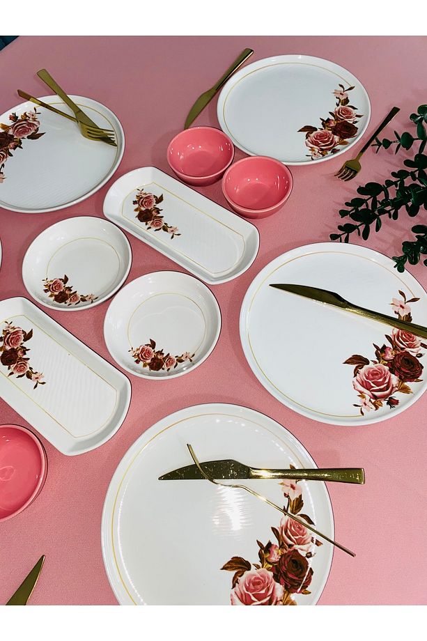 Gülpembe Model 6 Kişilik 14 Parça Kahvaltı Takımı - 3