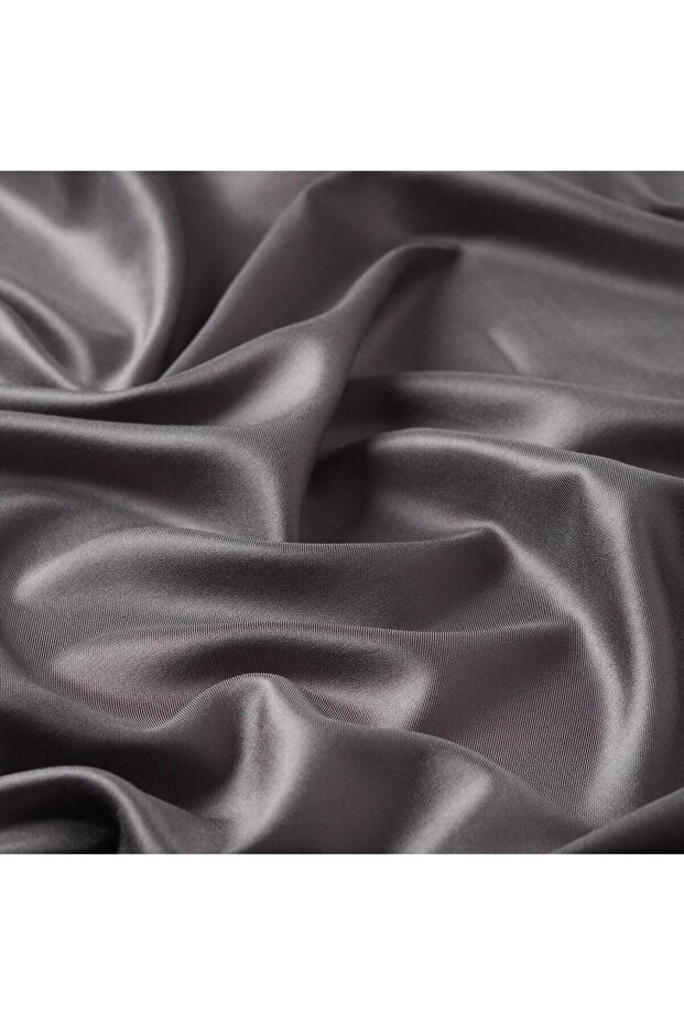 Double-Sided Silk Shawl - Gray - 2