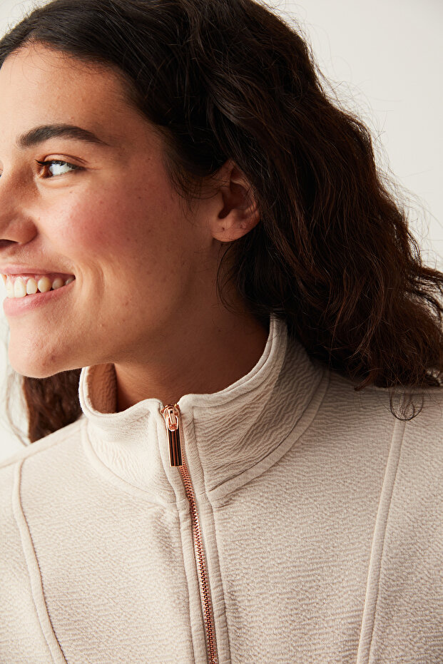 Stone Effect Sweatshirt - 5