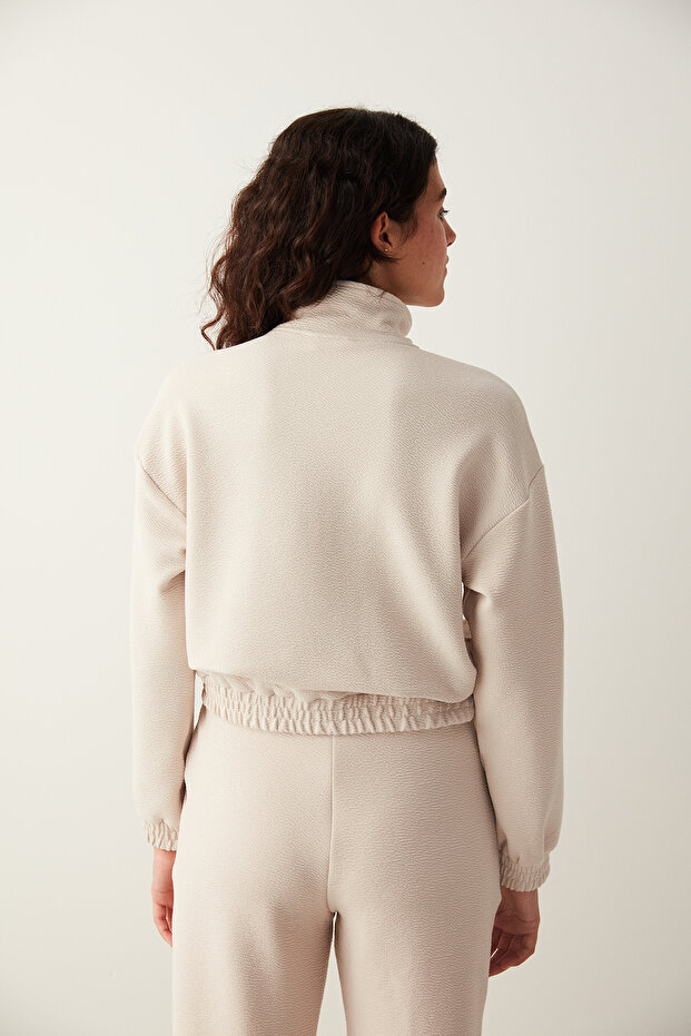 Stone Effect Sweatshirt - 4