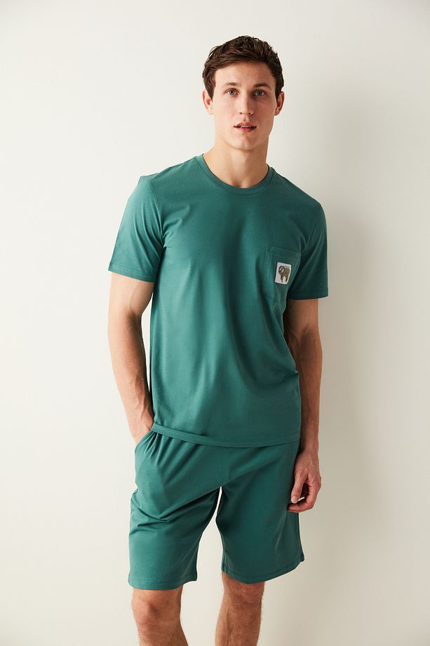 Sleep Bear Tişört Şort Pijama Takımı - 4