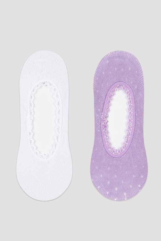 Girl's Pretty 2-Piece Ballerina Socks