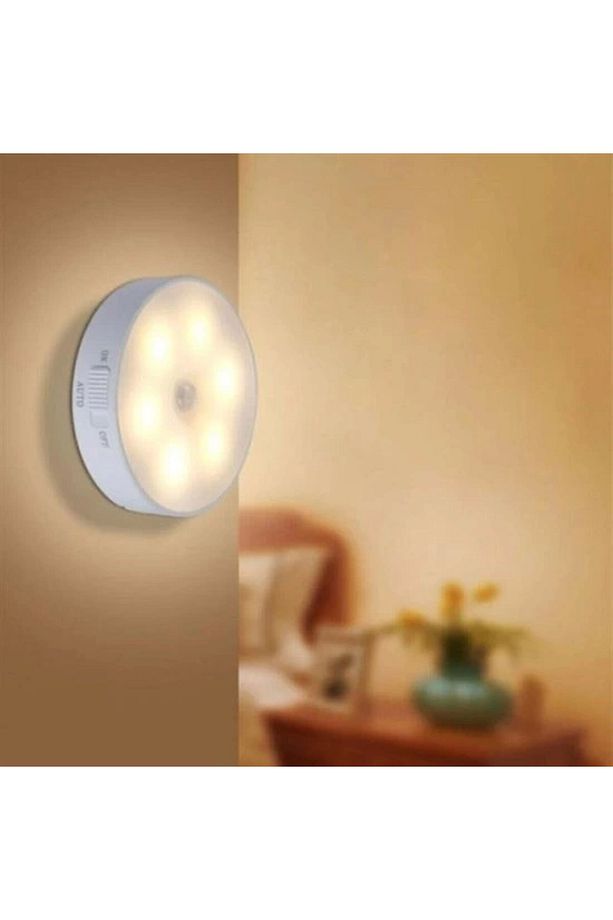 Sensörlü Mıknatıslı Yapışkanlı - Çekmece - Dolap Köşe Aydınlatıcı Kablosuz Şarjlı Led Spot Mutfak La - 3