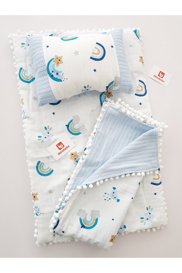 Blanket Baby Diaper Set, Cushion, Muslin, Baby Pillow, Newborn, Crib, Baby Products
