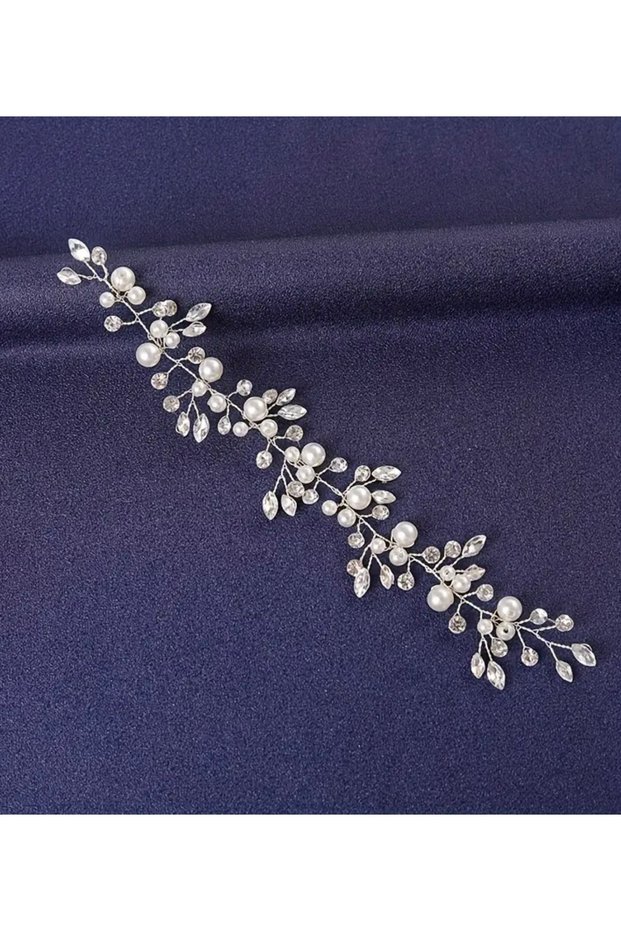 Fully Handmade Stylish And Elegant Wedding And Engagement Bridal Crown And Hair Accessory