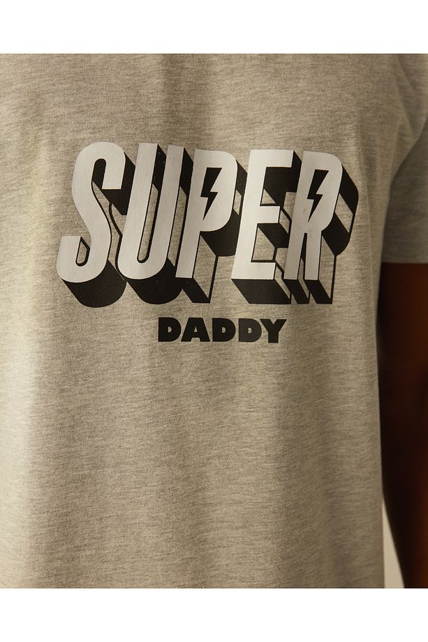 Gift Super Daddy Şort Pijama Takımı - 4