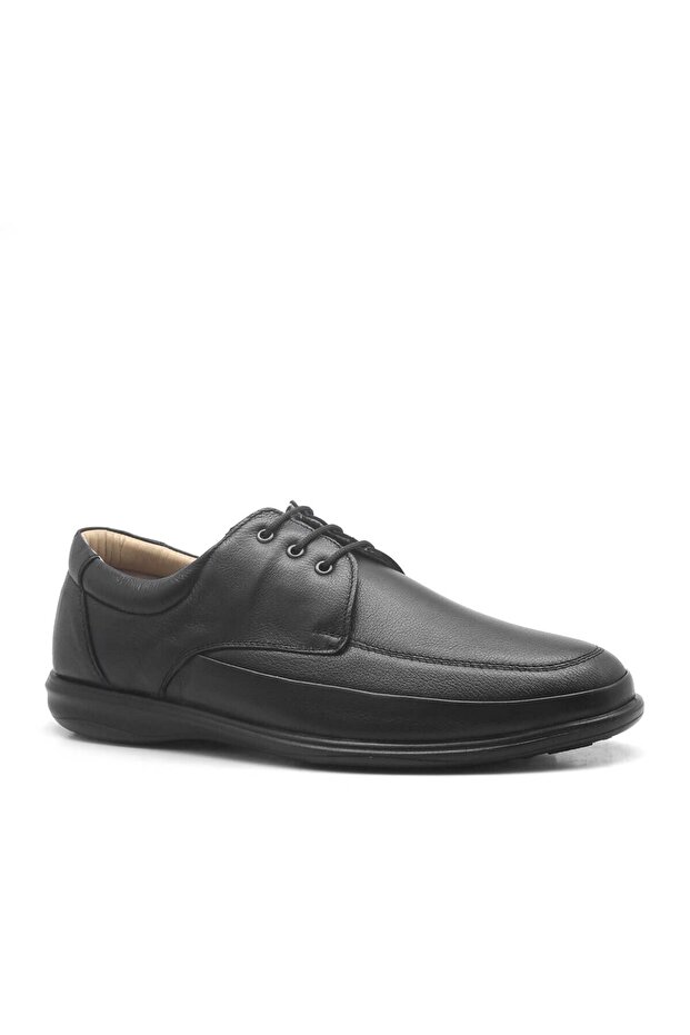 Izderi Leather Diabetic Anatomical Large Size Men's Shoes