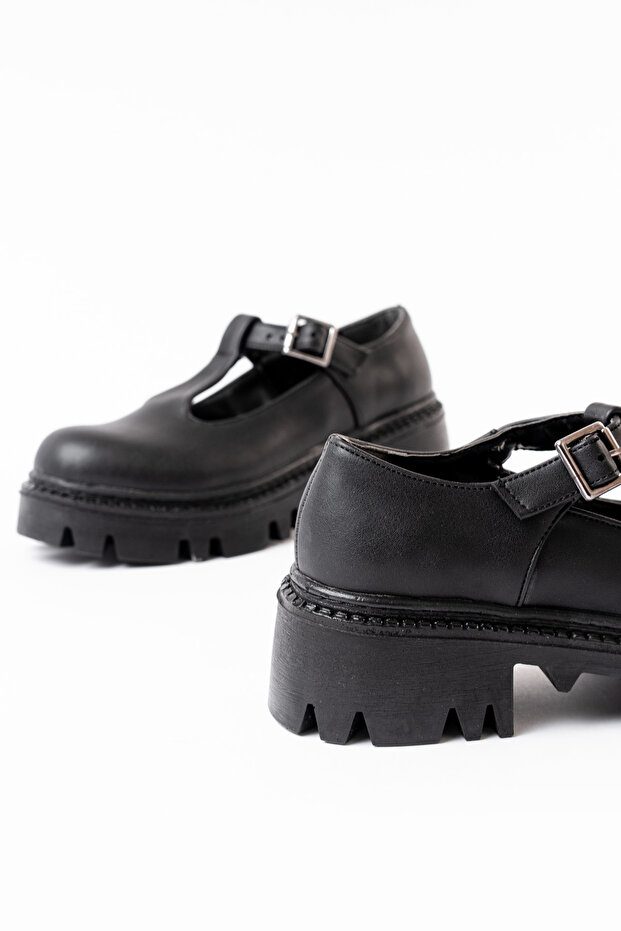 868-757 Günlük Yüksek Tabanlı Loafer Ayakkabı - 4