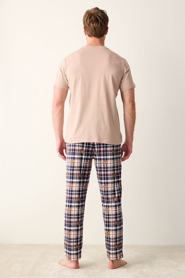 Wake Up Çok Renkli Pantolon Pijama Takımı - 5