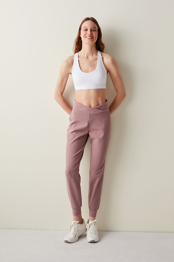 Mor Comfy Jogger Pantolon - 2