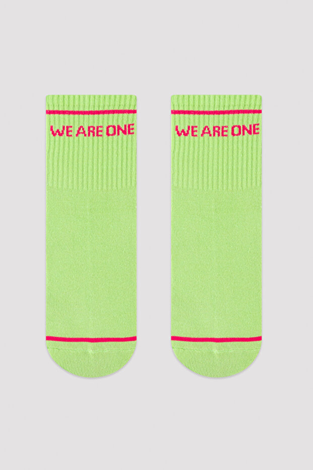 Slogan Soket Çorap - 1