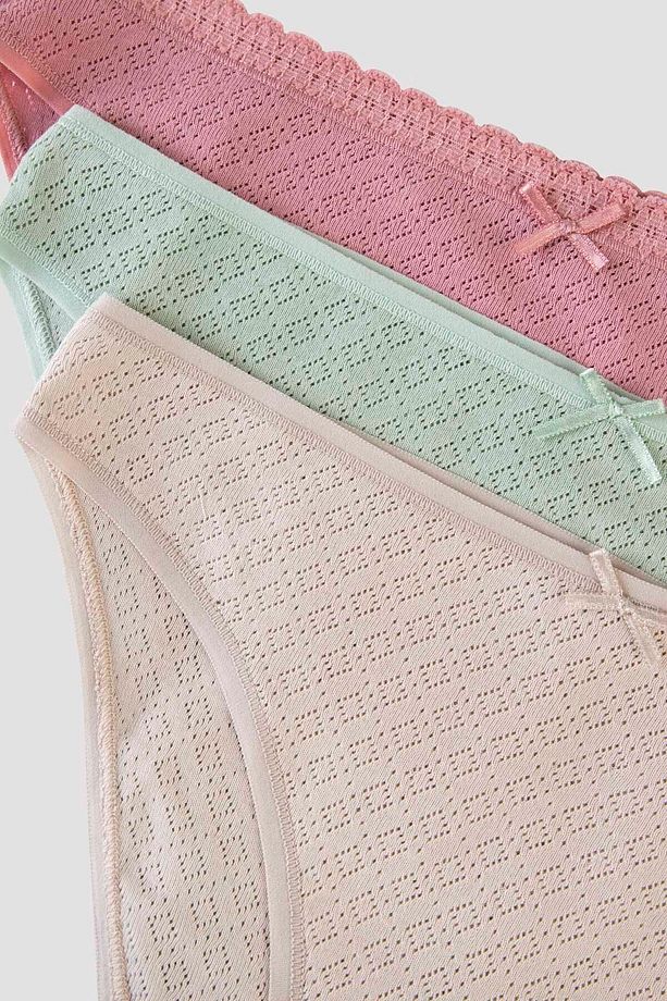 Moonbean Soft Renkli 3lü Slip Külot - 5