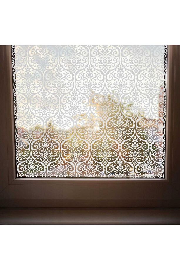 Alkor 380-0009 Damask Desen Yapışkanlı Cam Folyo (45cm X 1mt) - 5