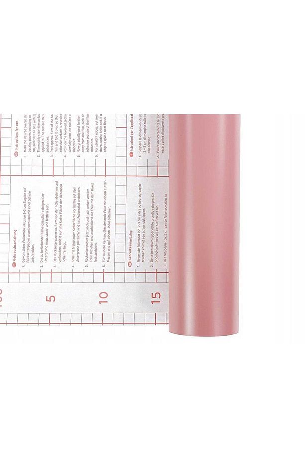 446-3260 Mat Pudra Pembe Yapışkanlı Folyo (45CM X 2MT) - 3
