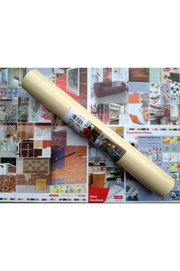 346-2214 Parlak Krem Kendinden Yapışkanlı Folyo - 5