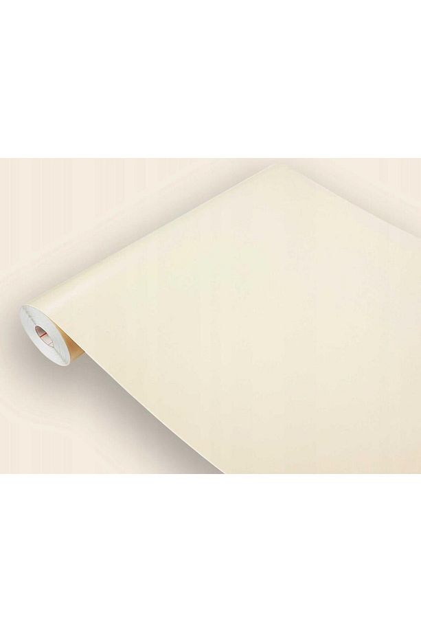 446-2202 Mat Krem Kendinden Yapışkanlı Folyo (45CM X 2MT) - 1