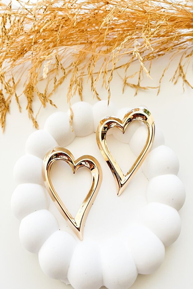 أقراط على شكل قلب - 4