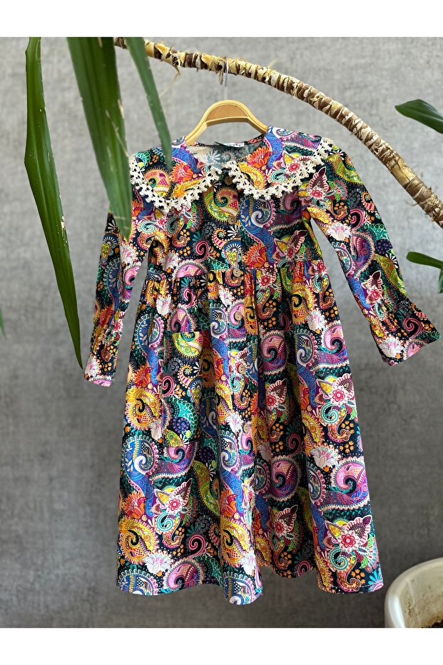 Πολύχρωμο φόρεμα Ahsen - 7