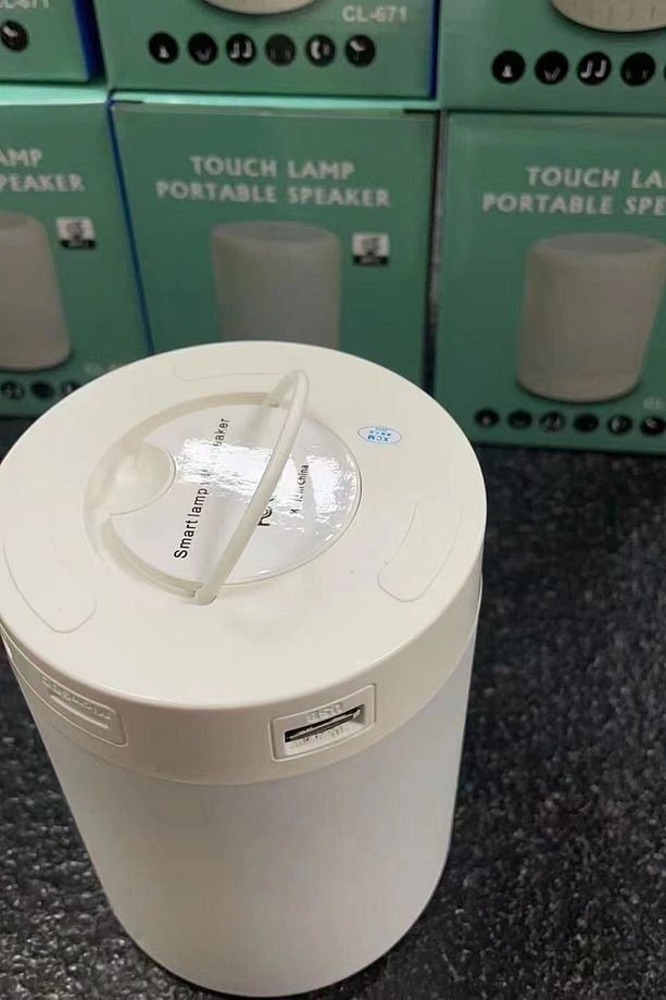 Cl-671 Şarjlı Dokunmatik Gece Lambalı Bluetooth Hoparlör Wlzor - 3