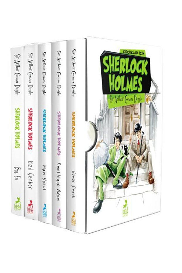 Çocuklar İçin Sherlock Holmes Seti 5 Kitap / / Sir Arthur Conan Doyle