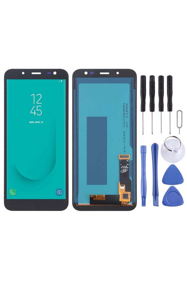 Samsung Galaxy J6 2018 On6 J600 LCD Ekran Siyah +Tamir Seti - 1