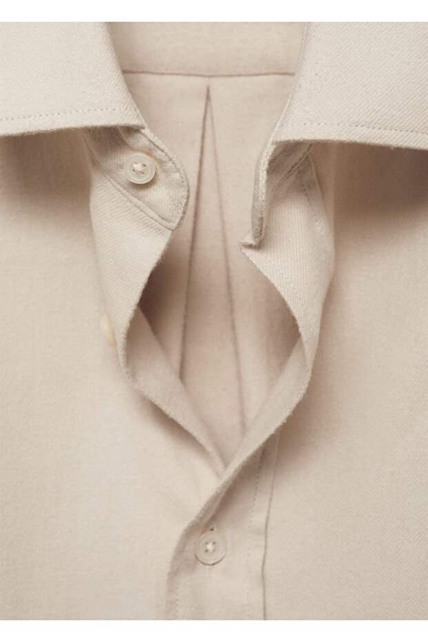%100 pamuklu slim fit gömlek - 6