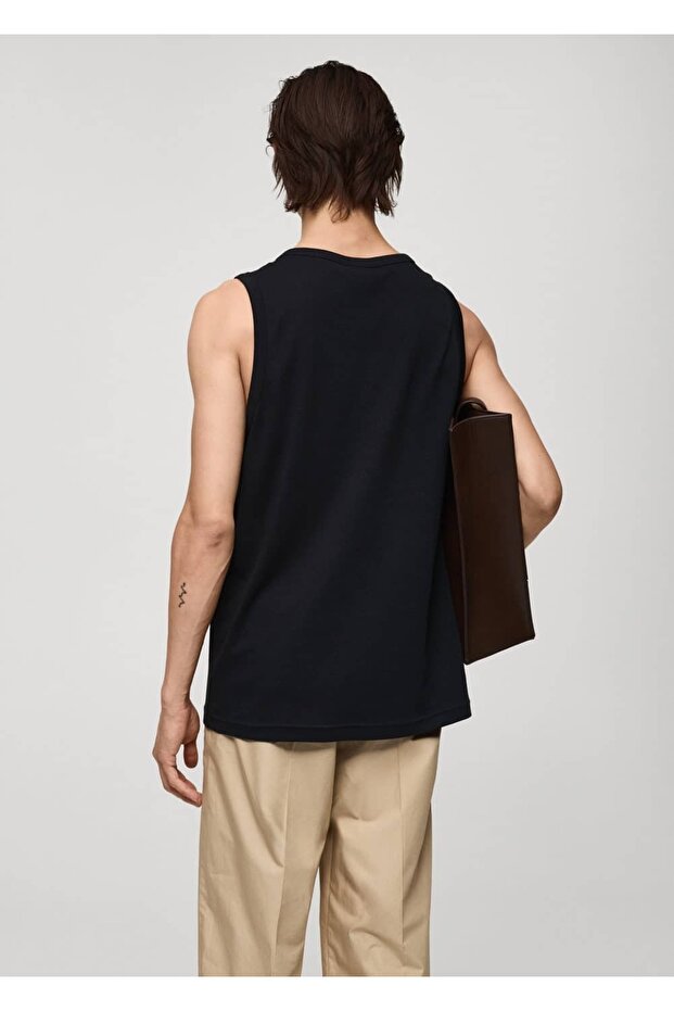 %100 pamuklu askılı bluz - 4